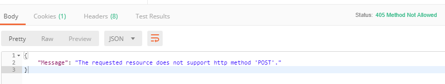 Postman returns 405 method not allowed on the Sitecore ItemService API